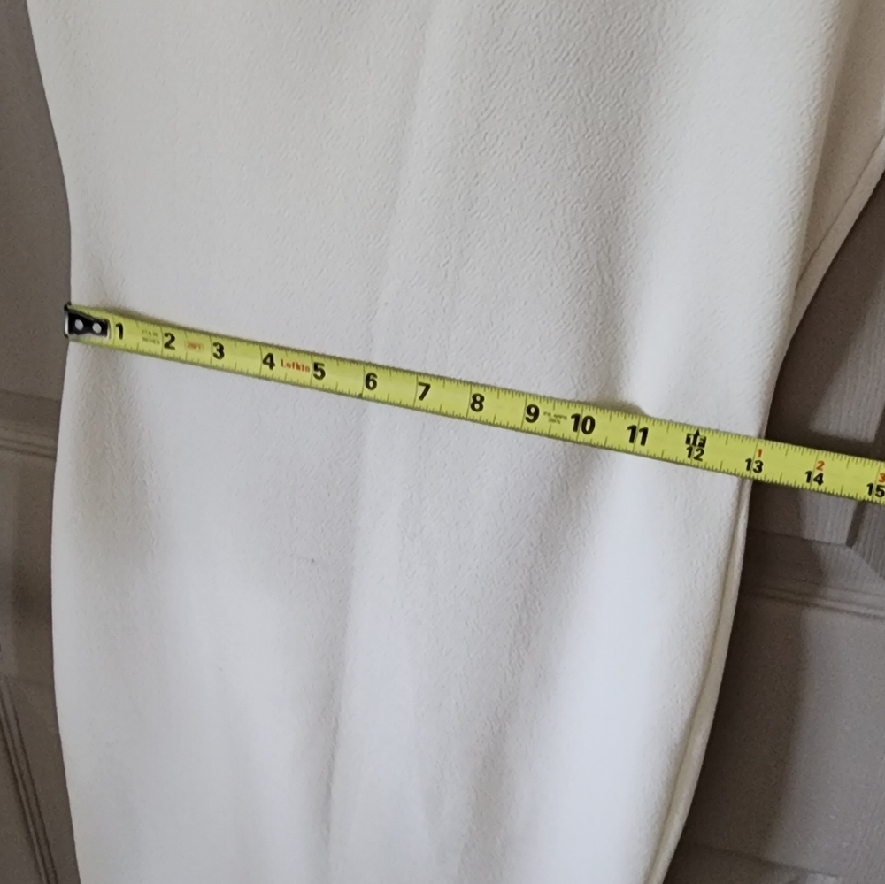 Ivory one shoulder dress - Picture 7 of 7